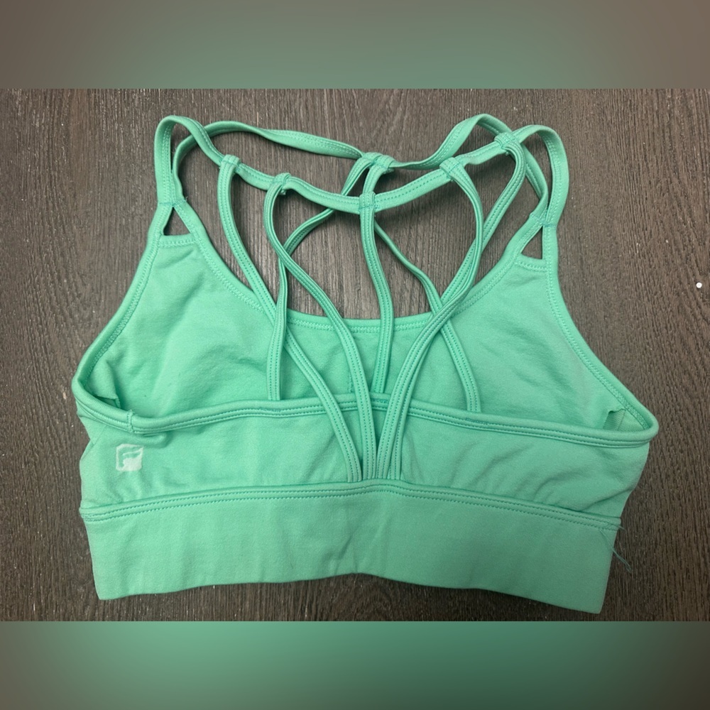 NWT FABLETICS LIGHT GREEN MACEY BRA - Size XS SKU:525 - Picture 4 of 4